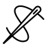 aguja hilo